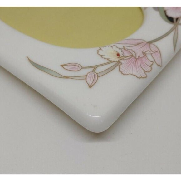 Vintage Ceramic Picture Frame Decorative Photo Frame Made in Japan 5 1/4x3 3/4 - Picture 12 of 12